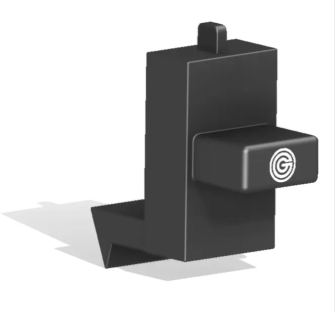 Delrin Plastic - Pole Bracket Release Lever - Tsc7